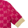 グッチ GUCCI GG総柄半袖ニットシャツ 555023 ピンク コットン レディース 半袖シャツ