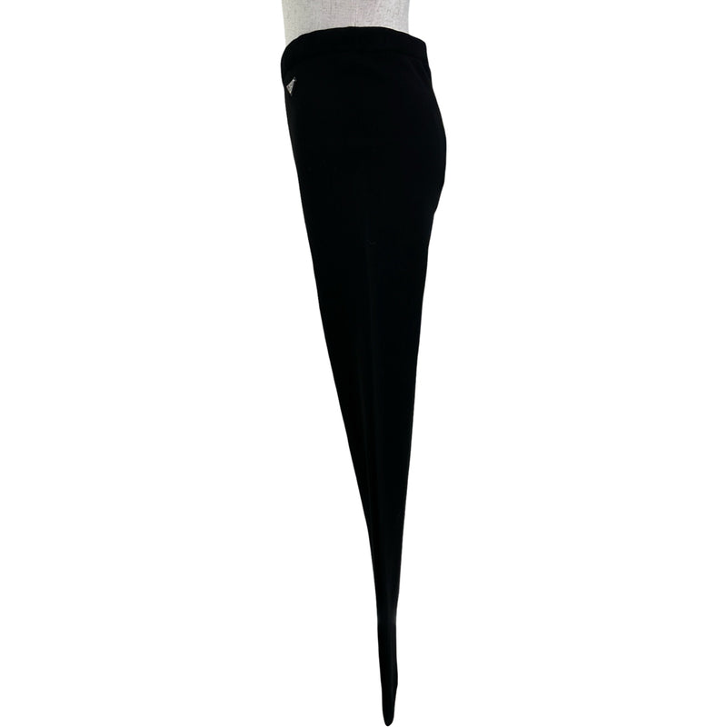 プラダ PRADA トライアングルロゴニットパンツ 22225 ブラック ウール