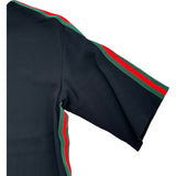 グッチ GUCCI シェリーライン半袖ワンピース 528977 ブラック レーヨン レディース ワンピース