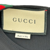 グッチ GUCCI シェリーライン半袖ワンピース 528977 ブラック レーヨン レディース ワンピース