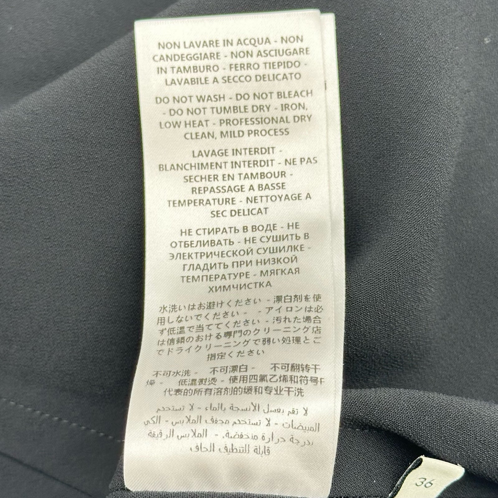 グッチ GUCCI シェリーライン半袖ワンピース 528977 ブラック レーヨン