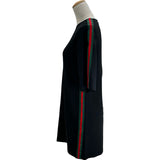 グッチ GUCCI シェリーライン半袖ワンピース 528977 ブラック レーヨン レディース ワンピース