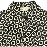 トリーバーチ TORY BURCH 花柄長袖シャツワンピース 144266 ブラック レーヨン レディース ワンピース