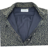 サンローラン SAINT LAURENT 長袖シャツワンピース 533056 ゴールド/ブラック ナイロン レディース ワンピース