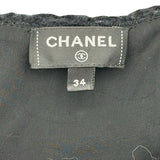 シャネル CHANEL ツイードノースリーブワンピース P75267 ブラック ツイード レディース ワンピース