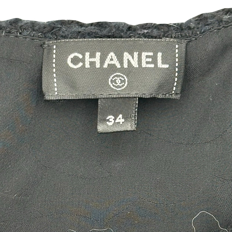シャネル CHANEL ツイードノースリーブワンピース P75267 ブラック