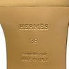 エルメス HERMES エリゼ70 ヒールローファー ホワイト レザー レディース ローファー