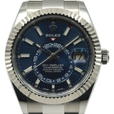 ロレックス ROLEX スカイドゥエラー 326934 ブルー ホワイトゴールド/ステンレススチール 自動巻き メンズ 腕時計