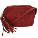 グッチ GUCCI ソーホーカメラバッグ 308364 レッド レザー レディース ショルダーバッグ