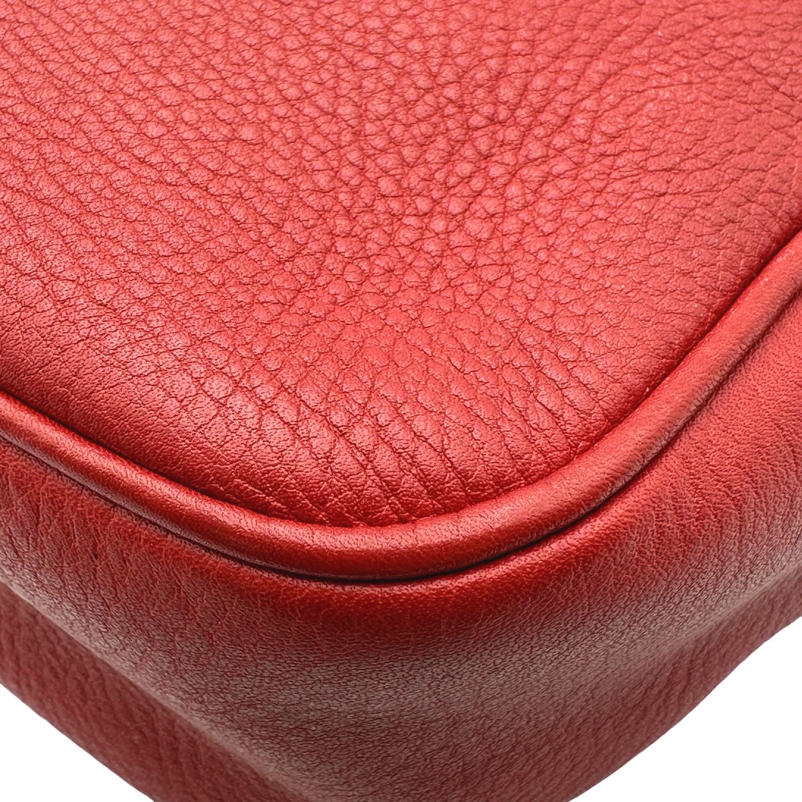 グッチ GUCCI ソーホーカメラバッグ 308364 レッド レザー レディース