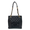 シャネル CHANEL PSTチェーントートバッグ A50994 ブラック/ゴールド金具 キャビアスキン レディース トートバッグ