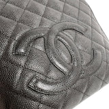シャネル CHANEL PSTチェーントートバッグ A50994 ブラック/ゴールド金具 キャビアスキン レディース トートバッグ