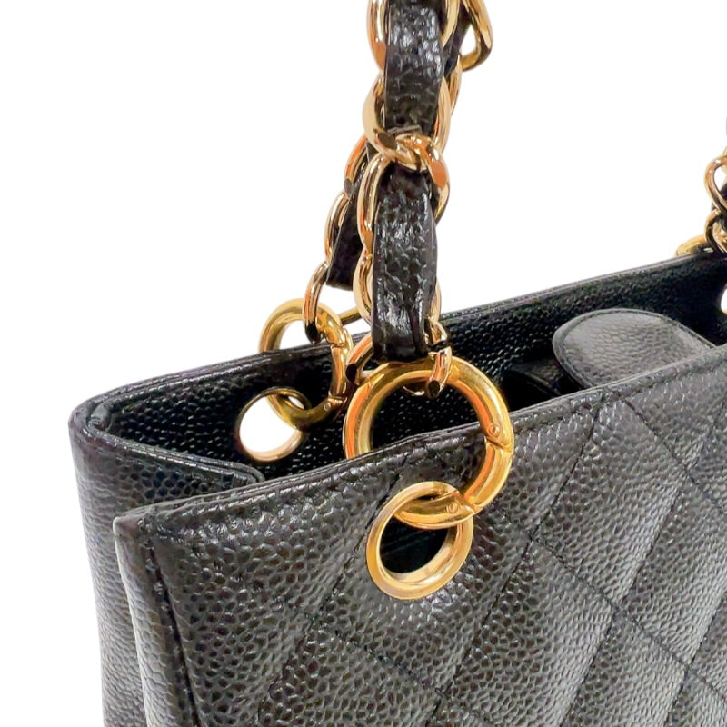 シャネル CHANEL PSTチェーントートバッグ A50994 ブラック/ゴールド