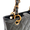 シャネル CHANEL PSTチェーントートバッグ A50994 ブラック/ゴールド金具 キャビアスキン レディース トートバッグ