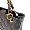 シャネル CHANEL PSTチェーントートバッグ A50994 ブラック/ゴールド金具 キャビアスキン レディース トートバッグ