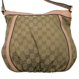グッチ GUCCI アビーショルダーバッグ 203257 ピンク キャンバス レディース ショルダーバッグ