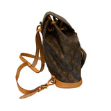 ルイ・ヴィトン LOUIS VUITTON モンスリMM M51136 ブラウン モノグラムキャンバス レディース リュック・デイパック