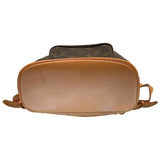 ルイ・ヴィトン LOUIS VUITTON モンスリMM M51136 ブラウン モノグラムキャンバス レディース リュック・デイパック