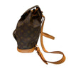 ルイ・ヴィトン LOUIS VUITTON モンスリMM M51136 ブラウン モノグラムキャンバス レディース リュック・デイパック