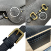 グッチ GUCCI ホースビット 1955 フラップショルダーバッグ 732314 ブラック ゴールド金具 レザー レディース ショルダーバッグ