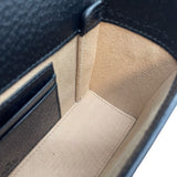 グッチ GUCCI ホースビット 1955 フラップショルダーバッグ 732314 ブラック ゴールド金具 レザー レディース ショルダーバッグ