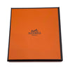 エルメス HERMES ポップH ミニ ピアス ワインレッド/シルバー金具 エナメル/メタル ジュエリー
