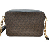 マイケル・コース MICHAEL KORS ＭＫロゴ　ショルダーバッグ ブラウン/ブラック PVC レディース ショルダーバッグ