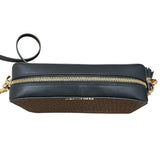 マイケル・コース MICHAEL KORS ＭＫロゴ　ショルダーバッグ ブラウン/ブラック PVC レディース ショルダーバッグ