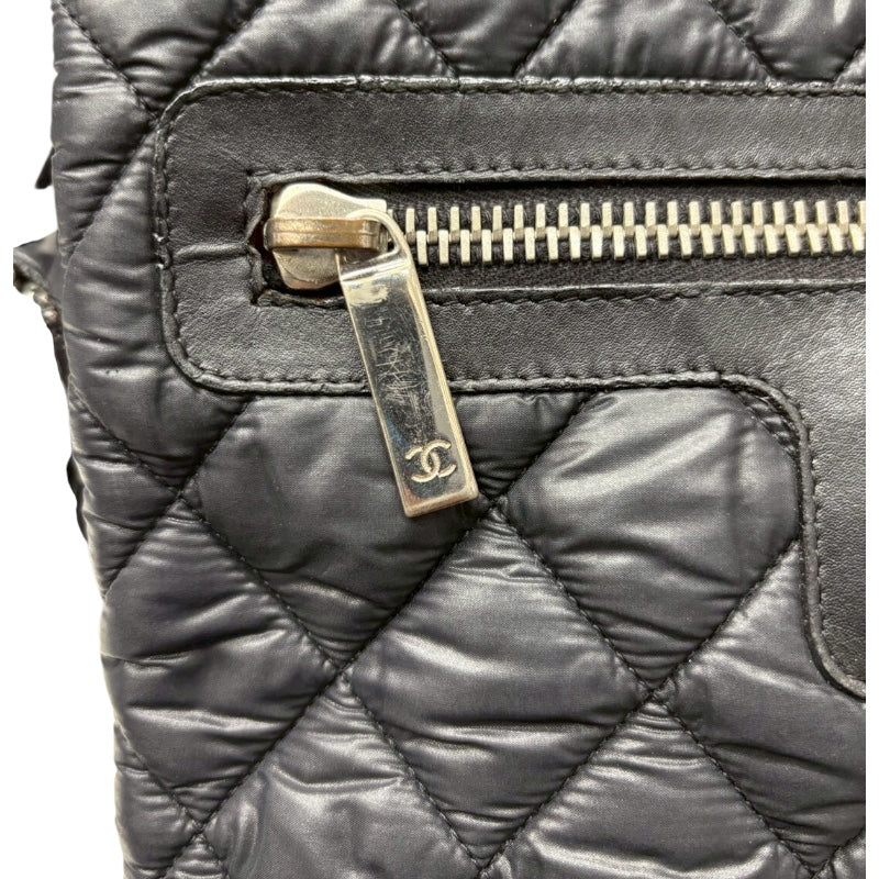 シャネル CHANEL コココクーン メッセンジャーバッグPM A48616 ブラック ナイロン レディース ショルダーバッグ シャネル CHANEL コココクーン メッセンジャーバッグPM A48616