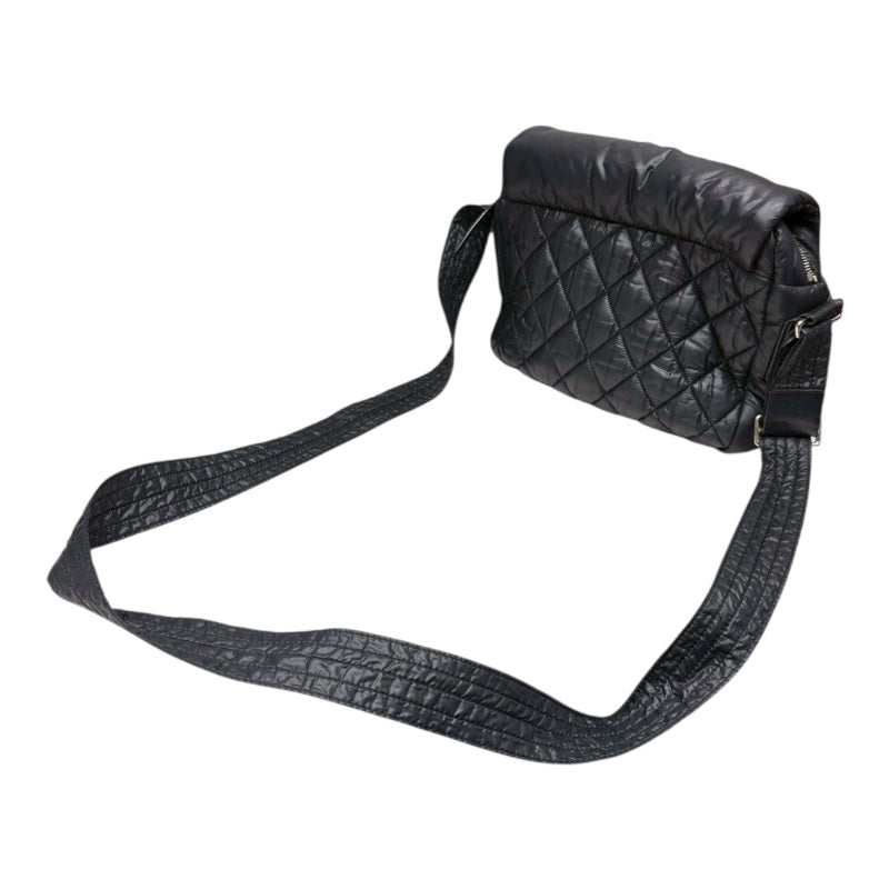 シャネル CHANEL コココクーン メッセンジャーバッグPM A48616 ブラック ナイロン レディース ショルダーバッグ シャネル CHANEL コココクーン メッセンジャーバッグPM A48616