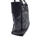 シャネル CHANEL パリビアリッツトートPM A34208 12番台 ブラック シルバー金具 コーティングキャンバス レディース トートバッグ