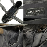 シャネル CHANEL パリビアリッツトートPM A34208 12番台 ブラック シルバー金具 コーティングキャンバス レディース トートバッグ