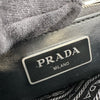 プラダ PRADA ブラッシュドレザー フラップ ショルダーバッグ 1BD295 ブラック レザー/ナイロン レディース ショルダーバッグ