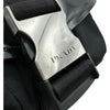 プラダ PRADA ブラッシュドレザー フラップ ショルダーバッグ 1BD295 ブラック レザー/ナイロン レディース ショルダーバッグ