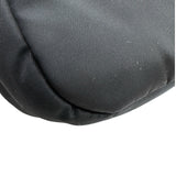 プラダ PRADA ブラッシュドレザー フラップ ショルダーバッグ 1BD295 ブラック レザー/ナイロン レディース ショルダーバッグ