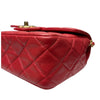 シャネル CHANEL マトラッセミニフラップバッグ AS3737 レッド/ゴールド金具 ラムスキン レディース ショルダーバッグ
