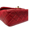 シャネル CHANEL マトラッセミニフラップバッグ AS3737 レッド/ゴールド金具 ラムスキン レディース ショルダーバッグ