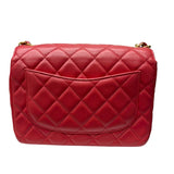 シャネル CHANEL マトラッセミニフラップバッグ AS3737 レッド/ゴールド金具 ラムスキン レディース ショルダーバッグ