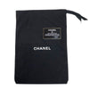 シャネル CHANEL ロゴフラップバッグ ブラック シルバー金具 ナイロン レディース ショルダーバッグ