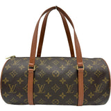 ルイ・ヴィトン LOUIS VUITTON パピヨン30 M51365 ブラウン モノグラムキャンバス　 レディース ハンドバッグ