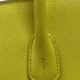 エルメス HERMES バーキン35 □Q刻 スフレ シルバー金具 エプソン レディース ハンドバッグ