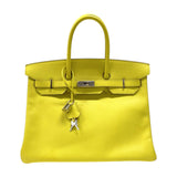 エルメス HERMES バーキン35 □Q刻 スフレ シルバー金具 エプソン レディース ハンドバッグ
