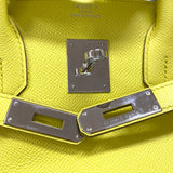 エルメス HERMES バーキン35 □Q刻 スフレ シルバー金具 エプソン レディース ハンドバッグ