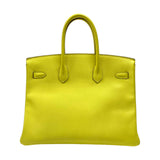 エルメス HERMES バーキン35 □Q刻 スフレ シルバー金具 エプソン レディース ハンドバッグ