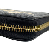 ルイ・ヴィトン LOUIS VUITTON ジッピー・ウォレット M80481 ブラック モノグラム・アンプラント ユニセックス 長財布