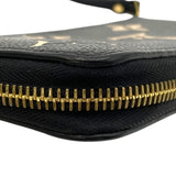 ルイ・ヴィトン LOUIS VUITTON ジッピー・ウォレット M80481 ブラック モノグラム・アンプラント ユニセックス 長財布