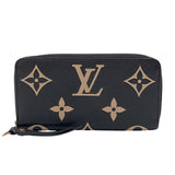 ルイ・ヴィトン LOUIS VUITTON ジッピー・ウォレット M80481 ブラック モノグラム・アンプラント ユニセックス 長財布