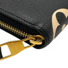 ルイ・ヴィトン LOUIS VUITTON ジッピー・ウォレット M80481 ブラック モノグラム・アンプラント ユニセックス 長財布