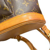 ルイ・ヴィトン LOUIS VUITTON ミニ・モンスリ M51137 ブラウン モノグラムキャンバス ユニセックス リュック・デイパック