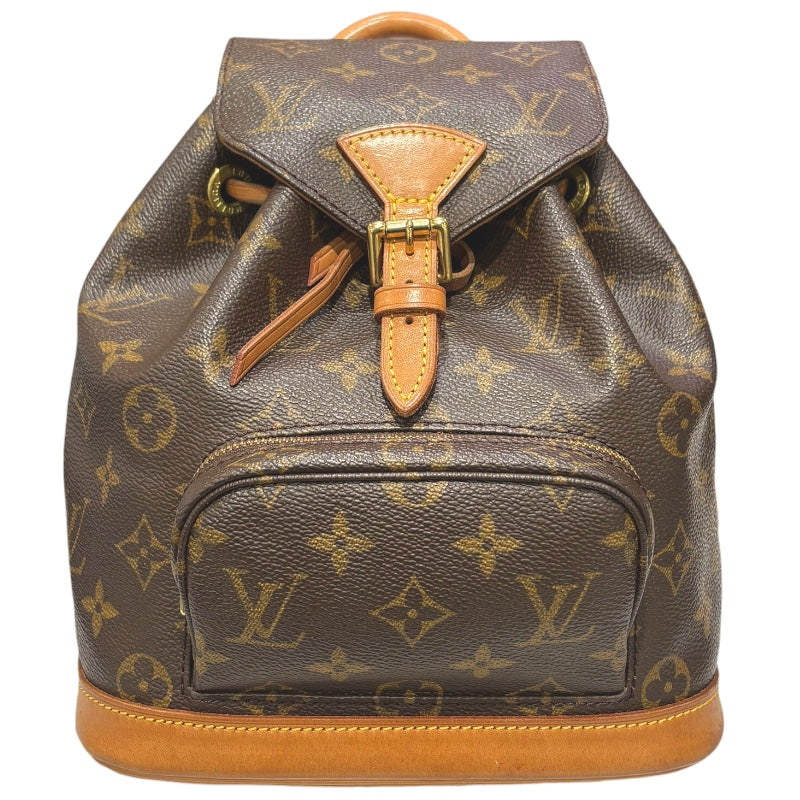 ルイ・ヴィトン LOUIS VUITTON ミニ・モンスリ M51137 ブラウン
